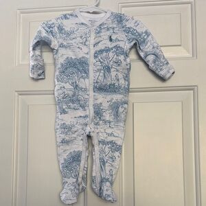 Ralph Lauren Pastoral Print Kids Footie
